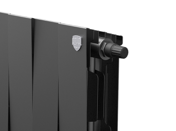 Биметаллический радиатор отопления Royal Thermo PianoForte 200 12 секций Noir Sable VDR