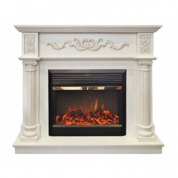 Каминокомплект RealFlame Silvia 26 WT с очагом MoonBlaze LUX Brass