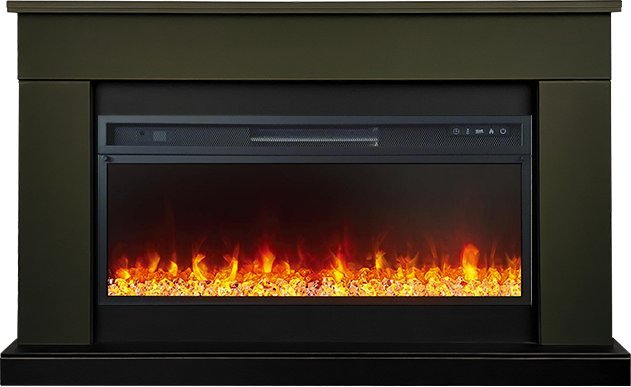 Каминокомплект Royal Flame Bergen с очагом Vision 42 LED темная олива — фото 1