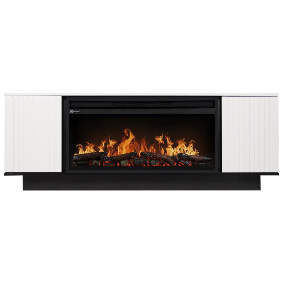 Каминокомплект Electrolux EFP/P-3620LS портал Como 36 белый черный р/в