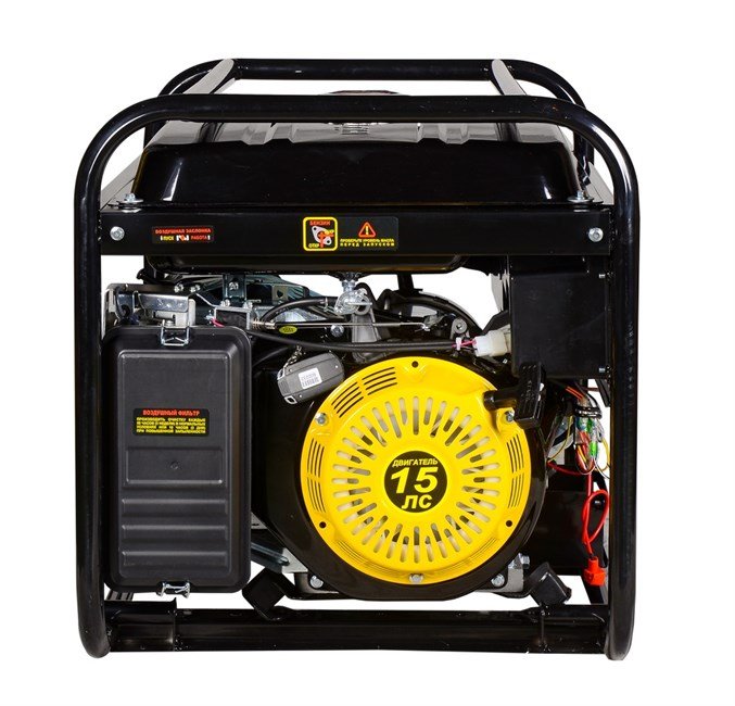 Бензиновый электрогенератор Huter DY8000LXA — фото 3