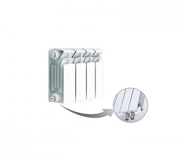 Биметаллический радиатор отопления RIFAR BASE VENTIL L 200 x4