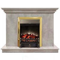 Каминокомплект Хорошие Камины Марс с очагом RealFlame Fobos Lux BR S цемент