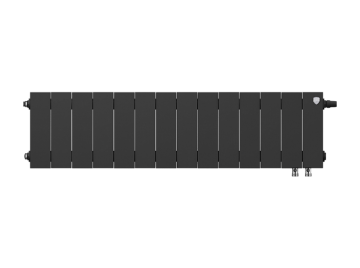 Биметаллический радиатор отопления Royal Thermo PianoForte 200 14 секций Noir Sable VDR