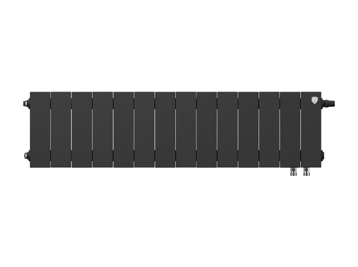 Биметаллический радиатор отопления Royal Thermo PianoForte 200 14 секций Noir Sable VDR — фото 2