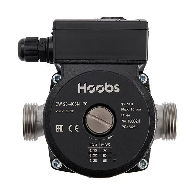 Изображение товара Циркуляционный насос Hoobs CW 20-40SN 130 для отопления и водоснабжения Изображение товара Циркуляционный насос Hoobs CW 20-40SN 130 для отопления и водоснабжения