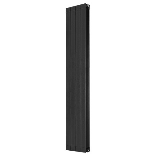 Алюминиевый радиатор отопления Stout SRA-0110-20000704 Oscar 2000 4 секции боковое подключение черный — фото 2
