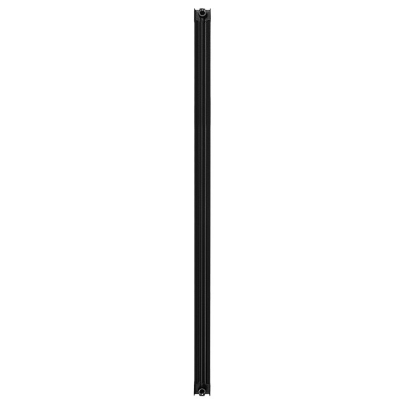 Алюминиевый радиатор отопления Stout SRA-0110-20000704 Oscar 2000 4 секции боковое подключение черный — фото 3