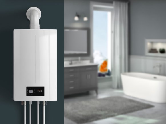 Изображение товара Настенный газовый котел Ferroli Bluehelix Sigma 28C 29.6 кВт для отопления и ГВС