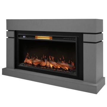 Каминокомплект Electrolux EFP/P-3620LS портал Lindos 42/40/36 светло-серый р/в