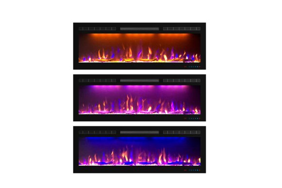 Изображение товара Электрокамин Royal Flame Crystal 50 RF с эффектом живого пламени и регулировкой яркости