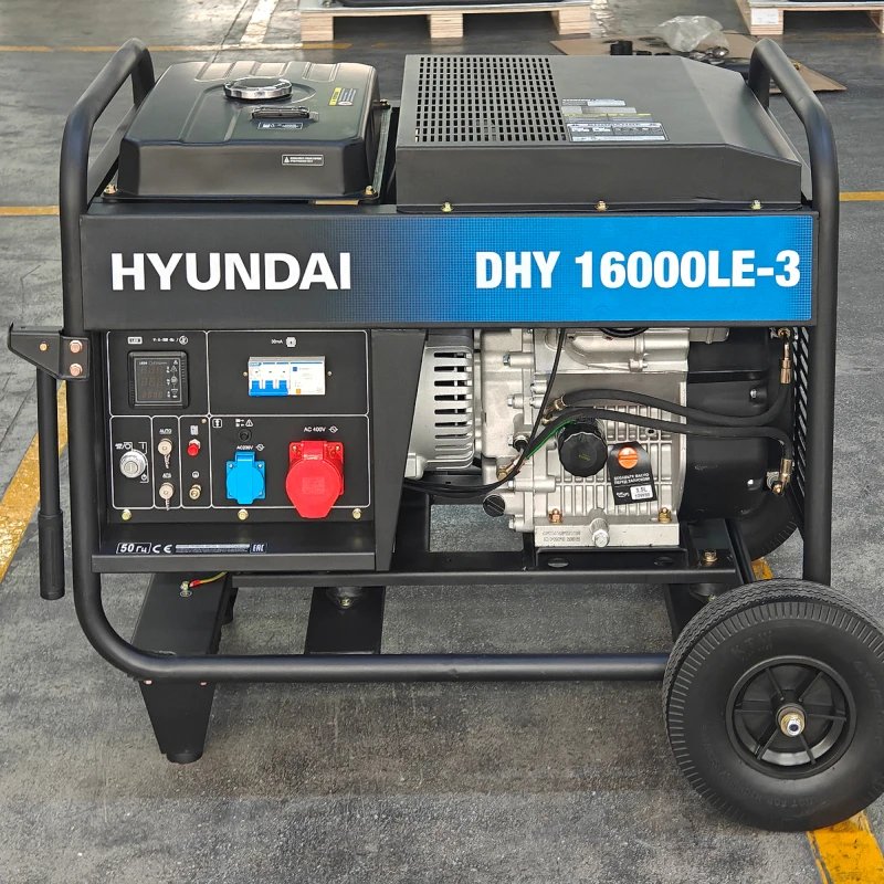 Дизельный электрогенератор Hyundai DHY 16000LE-3 — фото 4