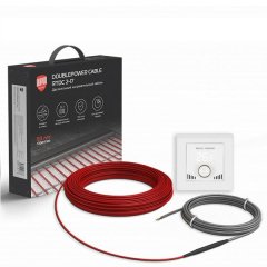 Комплект теплого пола Royal Thermo Doublepower Cable RTDC 2-17-400 с терморегулятором RTI-16