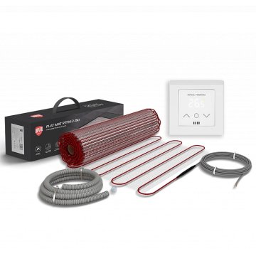 Комплект теплого пола Royal Thermo Flat Mat RTFM 2-150-2.5 с терморегулятором RTS-16