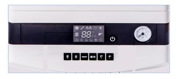 Изображение товара Настенный газовый котел Moguchi GBN 24F двухконтурный 24 кВт