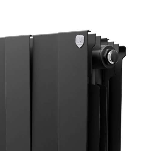 Биметаллический радиатор отопления Royal Thermo PianoForte 200 VR80 16 секций черный — фото 3