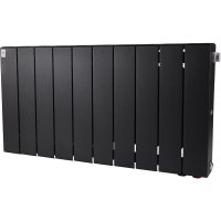 Биметаллический радиатор отопления Rifar Supremo Ventil SVR 350 10 секций нижнее правое подключение антрацит