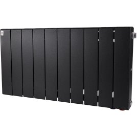 Биметаллический радиатор отопления Rifar Supremo Ventil SVR 350 10 секций нижнее правое подключение антрацит