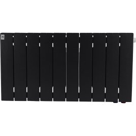 Биметаллический радиатор отопления Rifar Supremo Ventil SVR 350 10 секций нижнее правое подключение антрацит