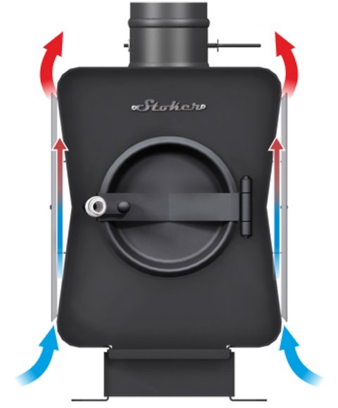 Печь отопительная Stoker Cадовая 100-ОВ