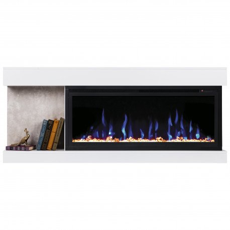 Изображение товара Электрокаминокомплект RealFlame Contemp 42 WT с очагом Saphir 42 стиль минимализм