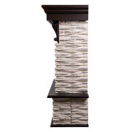 Портал Firelight Pietra Nuovo 25 сланец белый/шпон темный дуб