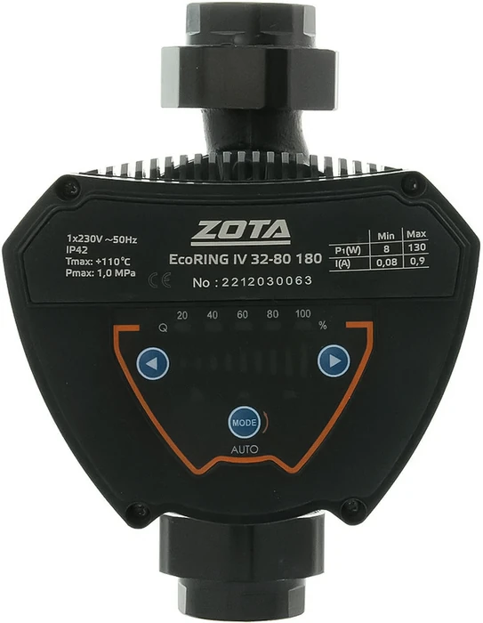 Изображение товара Циркуляционный насос Zota EcoRING IV 32/80 180 энергоэффективный низкий шум Изображение товара Циркуляционный насос Zota EcoRING IV 32/80 180 энергоэффективный низкий шум