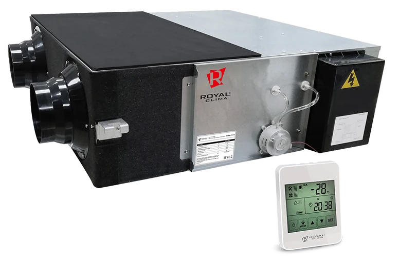 Изображение товара Приточно-вытяжная установка Royal Clima Soffio Primo RCS-250-P Изображение товара Приточно-вытяжная установка Royal Clima Soffio Primo RCS-250-P