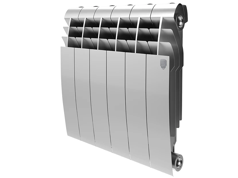 Изображение товара Биметаллический радиатор отопления Royal Thermo BiLiner 350 6 секций Silver Satin