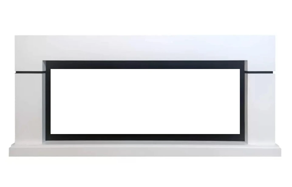 Изображение товара Портал для электрокамина Interflame Гранд под модель FreeSpace 55 LED FX QZ белый