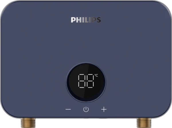 Изображение товара Проточный электрический водонагреватель Philips AWH1053/51(55LA) 5.5 кВт, электронное управление Изображение товара Проточный электрический водонагреватель Philips AWH1053/51(55LA) 5.5 кВт, электронное управление
