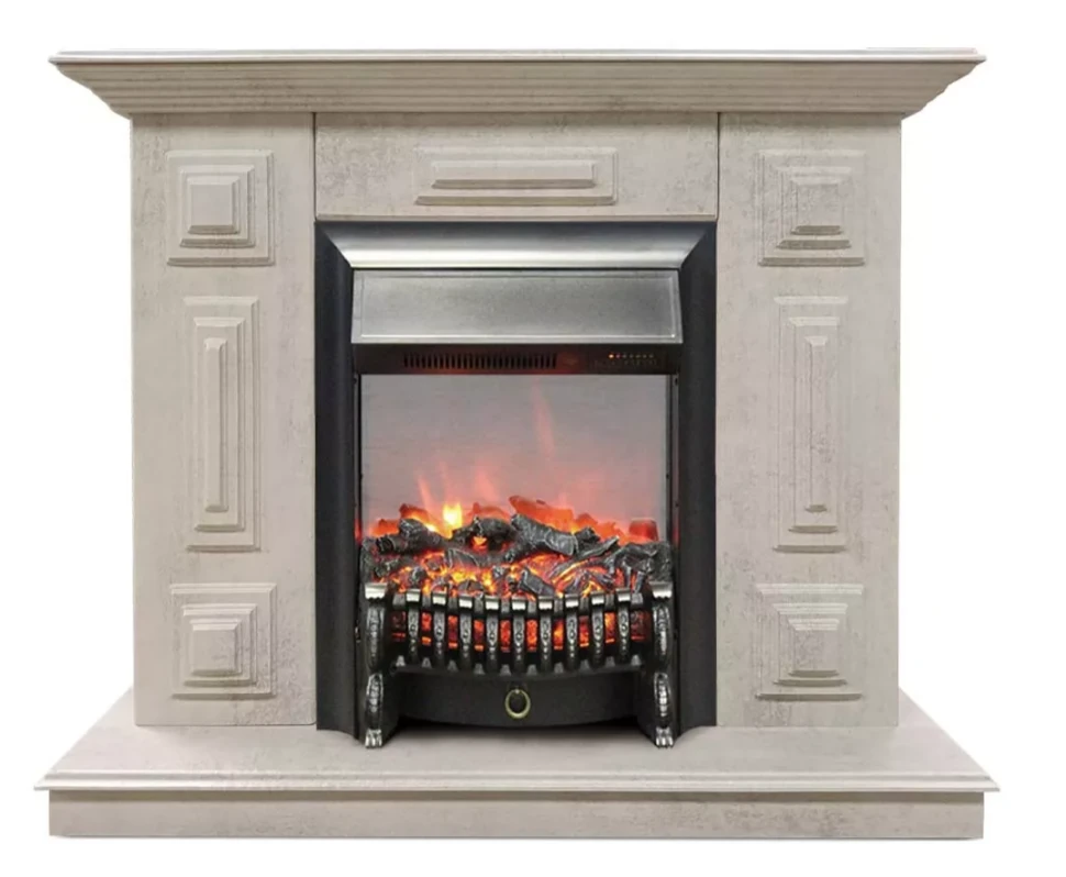 Изображение товара Каминокомплект Хорошие Камины Юпитер с очагом RealFlame Fobos Lux BL S Изображение товара Каминокомплект Хорошие Камины Юпитер с очагом RealFlame Fobos Lux BL S