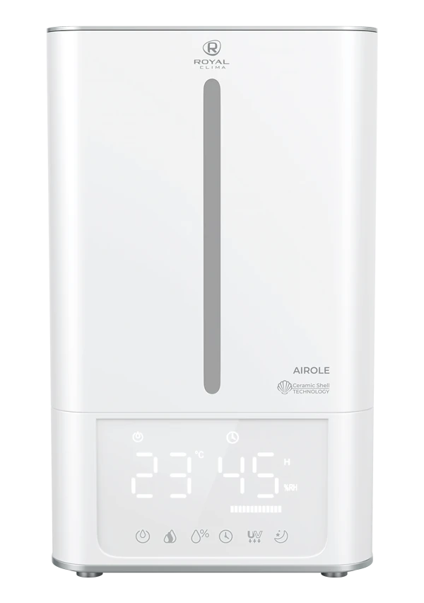 Изображение товара Увлажнитель воздуха ультразвуковой Royal Clima RUH-LZ300/4.8E-WT LAZIO Изображение товара Увлажнитель воздуха ультразвуковой Royal Clima RUH-LZ300/4.8E-WT LAZIO