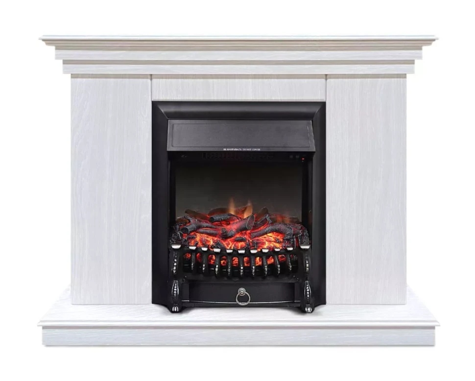 Изображение товара Каминокомплект Хорошие Камины Марс с очагом Royal Flame Fobos FX Black белое дерево Изображение товара Каминокомплект Хорошие Камины Марс с очагом Royal Flame Fobos FX Black белое дерево
