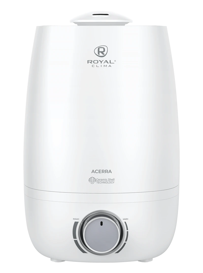 Изображение товара Увлажнитель воздуха ультразвуковой Royal Clima RUH-AC300/4.0M-WT ACERRA Изображение товара Увлажнитель воздуха ультразвуковой Royal Clima RUH-AC300/4.0M-WT ACERRA