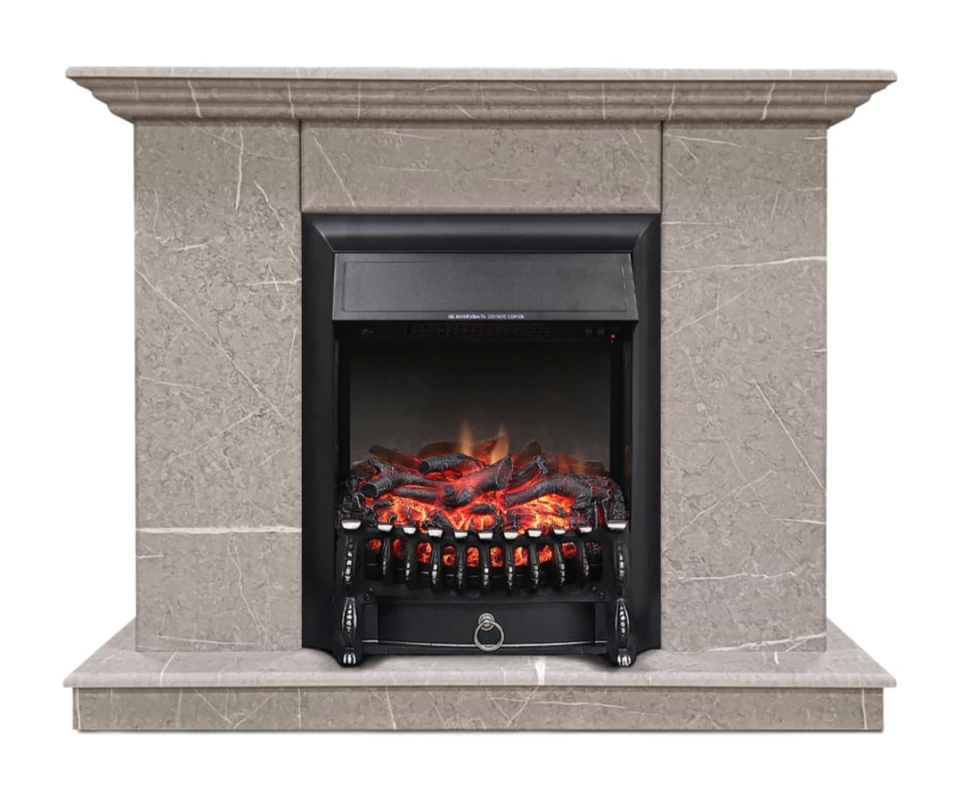 Изображение товара Каминокомплект Хорошие Камины Марс с очагом Royal Flame Fobos FX Black мрамор Изображение товара Каминокомплект Хорошие Камины Марс с очагом Royal Flame Fobos FX Black мрамор