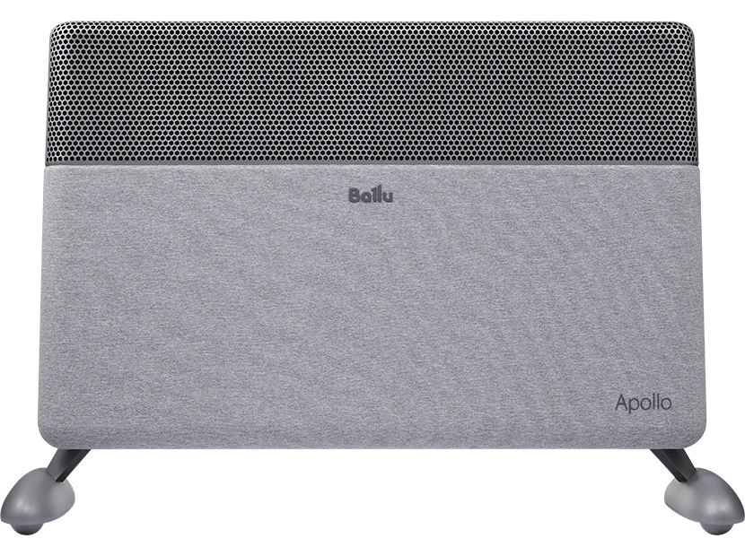 Изображение товара Электрический конвектор Ballu Apollo Moon Gray 2.5 кВт Wi-Fi управление для помещения 30 кв. м. Изображение товара Электрический конвектор Ballu Apollo Moon Gray 2.5 кВт Wi-Fi управление для помещения 30 кв. м.