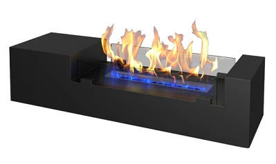 Изображение товара Напольный электрокамин Zefire Podium 1100 черный с механическим управлением Изображение товара Напольный электрокамин Zefire Podium 1100 черный с механическим управлением