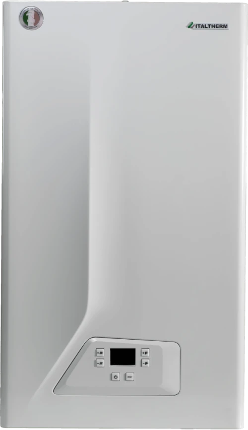 Изображение товара Настенный газовый котел Italtherm City Class 12 F WB (белая панель управления кнопки)