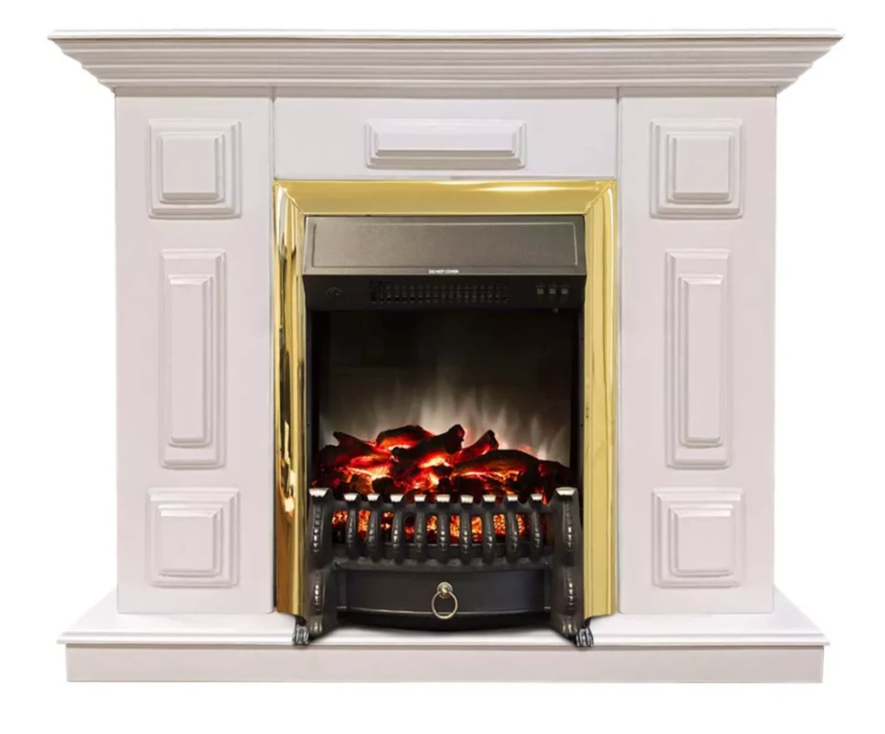 Изображение товара Каминокомплект Хорошие Камины Юпитер с очагом RealFlame Fobos Lux BR S белый Изображение товара Каминокомплект Хорошие Камины Юпитер с очагом RealFlame Fobos Lux BR S белый