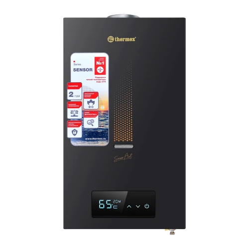 Изображение товара Газовый проточный водонагреватель Thermex S 20 MD Sensor Art Black
