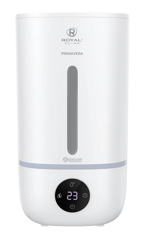 Изображение товара Увлажнитель воздуха ультразвуковой Royal Clima RUH-PV350/5.0E-WT Primavera Изображение товара Увлажнитель воздуха ультразвуковой Royal Clima RUH-PV350/5.0E-WT Primavera
