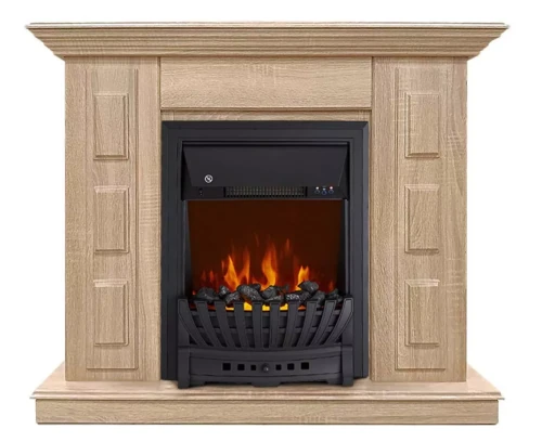 Изображение товара Каминокомплект Хорошие Камины Юпитер с очагом Royal Flame Aspen Black сосна