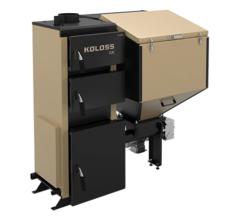 Изображение товара Напольный твердотопливный котел Koloss Auto DUO PLUS 55