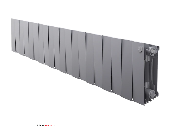 Изображение товара Биметаллический радиатор отопления Royal Thermo PianoForte 200 20 секций Silver Satin Изображение товара Биметаллический радиатор отопления Royal Thermo PianoForte 200 20 секций Silver Satin