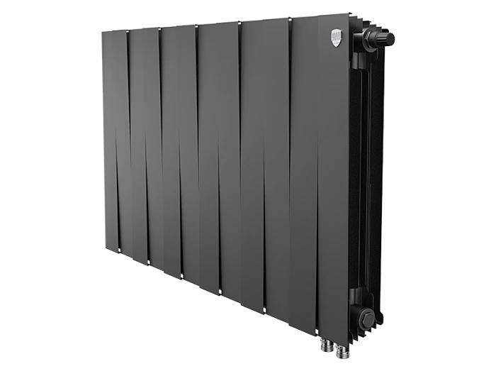 Изображение товара Биметаллический радиатор отопления Royal Thermo PianoForte 500 VDR80 12 секций Noir Sable Изображение товара Биметаллический радиатор отопления Royal Thermo PianoForte 500 VDR80 12 секций Noir Sable