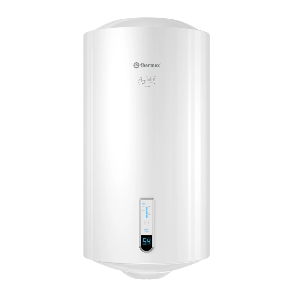 Изображение товара Накопительный электрический водонагреватель Thermex Auga 100 V Wi-Fi 100 л белый Изображение товара Накопительный электрический водонагреватель Thermex Auga 100 V Wi-Fi 100 л белый
