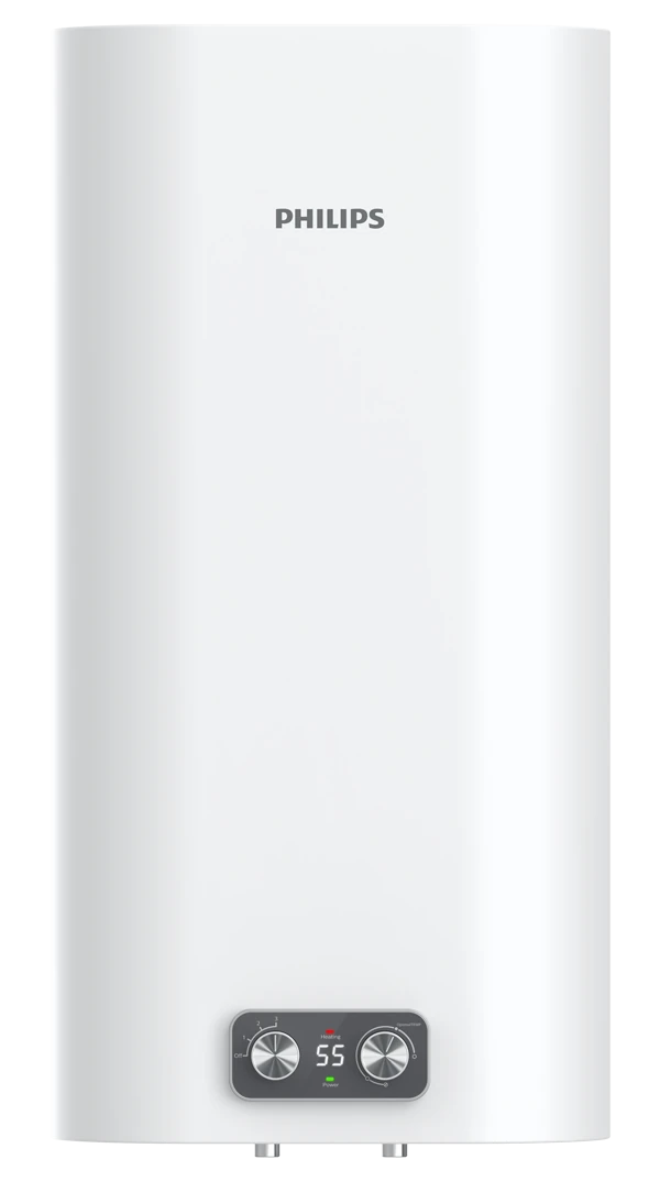 Изображение товара Накопительный электрический водонагреватель Philips AWH1618/51 100 л с защитой и дисплеем Изображение товара Накопительный электрический водонагреватель Philips AWH1618/51 100 л с защитой и дисплеем