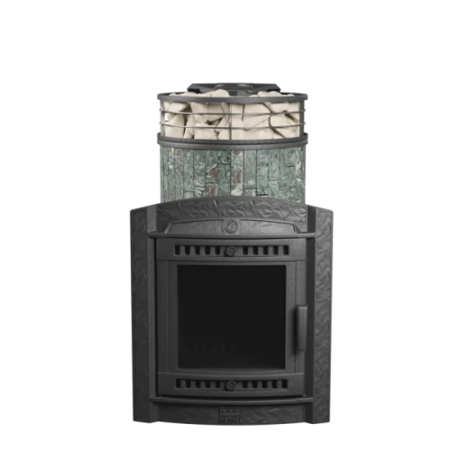 Изображение товара Печь банная PROMetall Атмосфера L Жадеит ламель+сетка с тоннелем