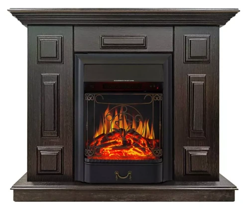 Изображение товара Каминокомплект Хорошие Камины Юпитер с очагом Royal Flame Majestic FX Black венге